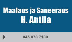 Maalaus ja Saneeraus H. Antila logo